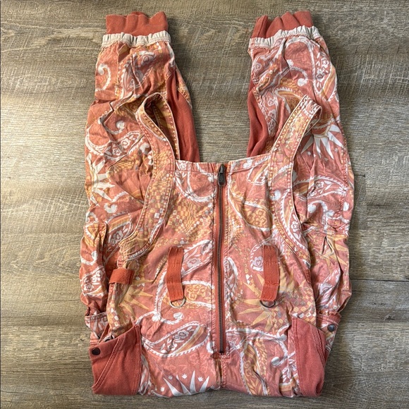 Free People Movement Bohemian Paisley Jumpsuit Size XS